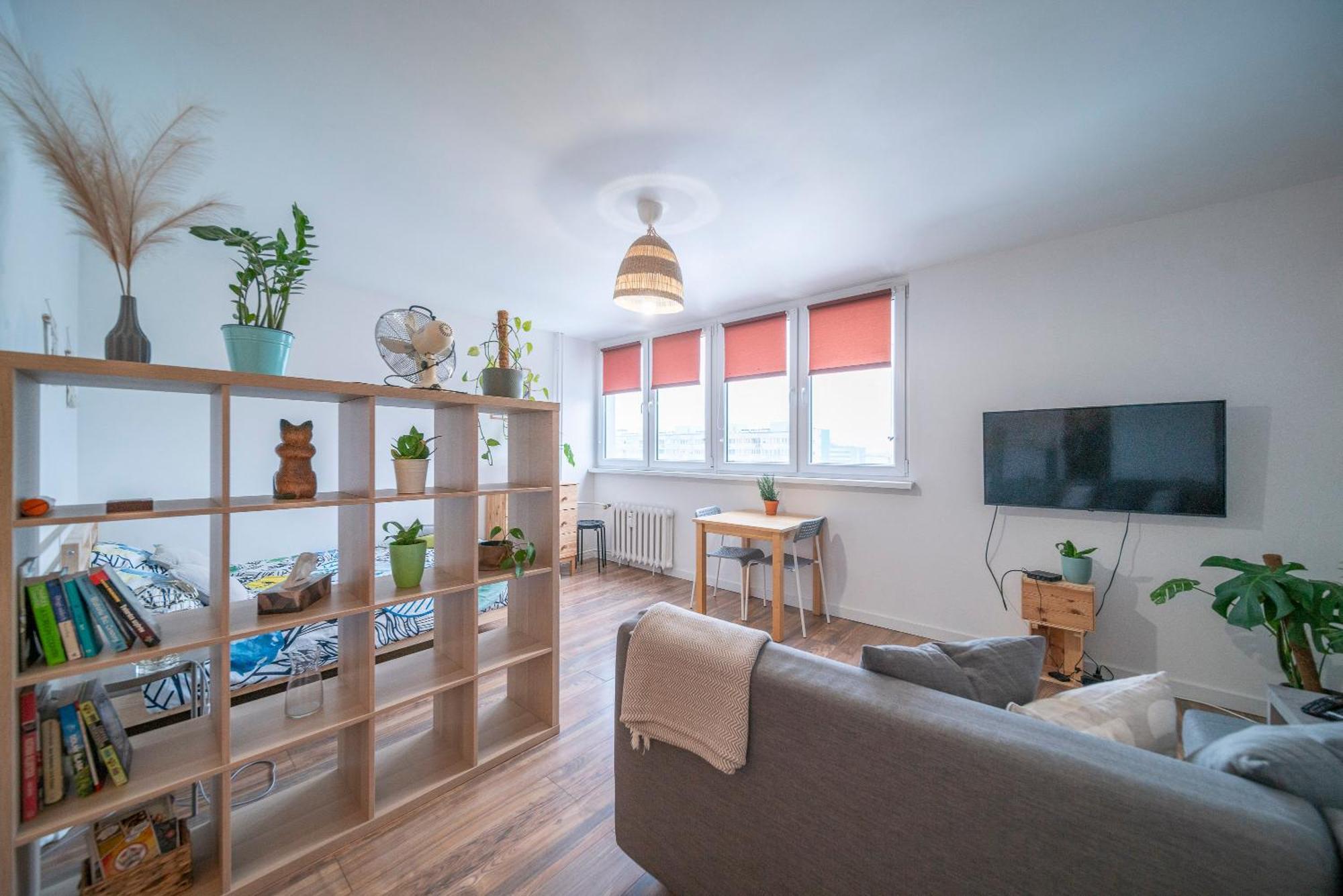Appartamento 10Th Floor Studio In The City Center Of Breslavia Esterno foto