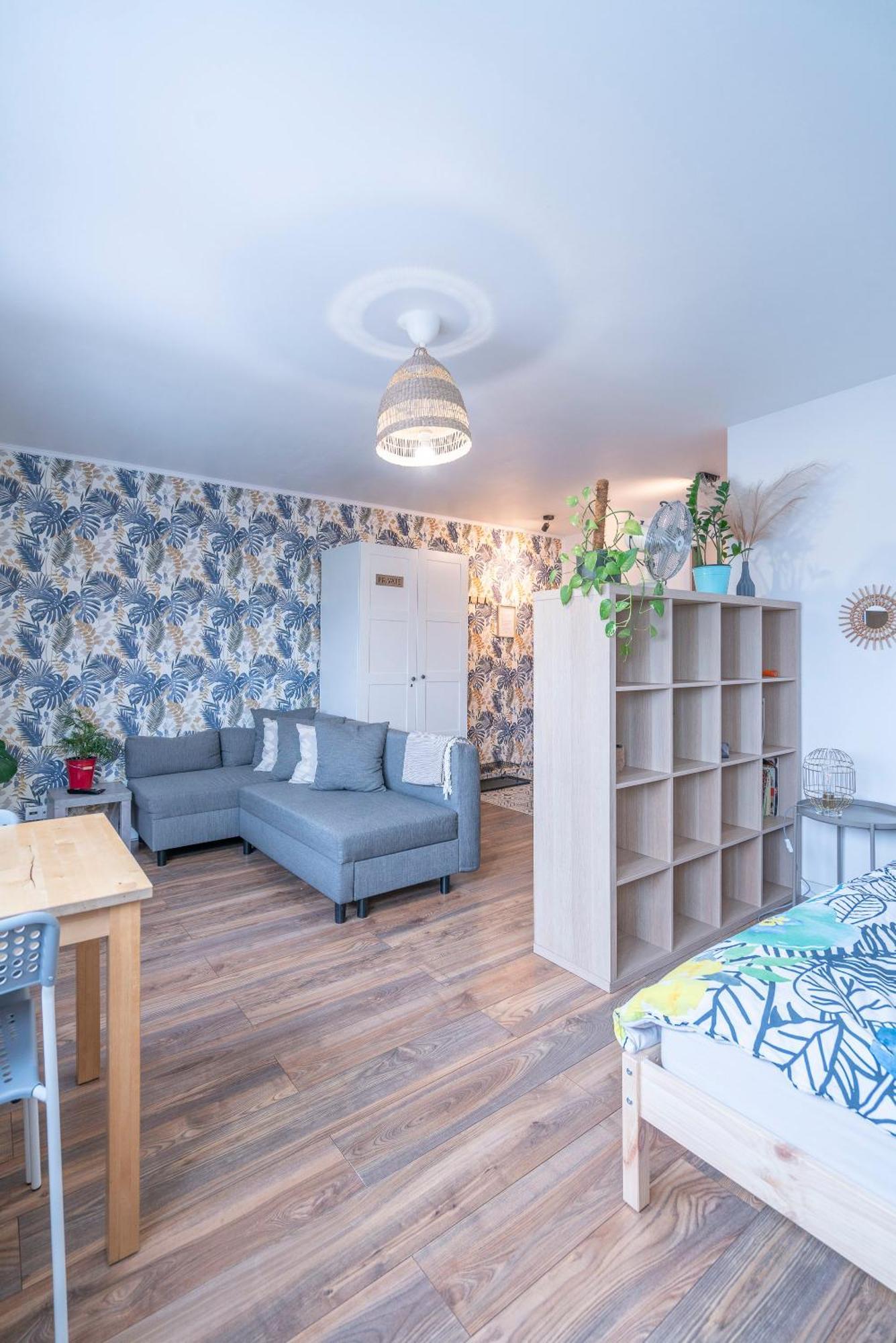 Appartamento 10Th Floor Studio In The City Center Of Breslavia Esterno foto