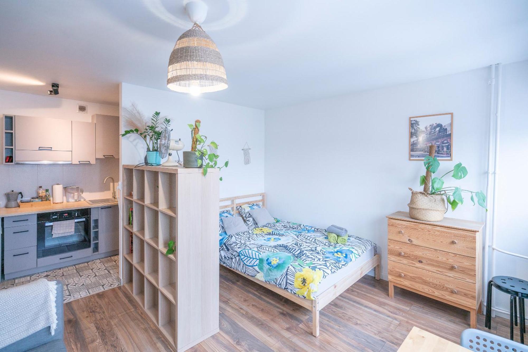 Appartamento 10Th Floor Studio In The City Center Of Breslavia Esterno foto